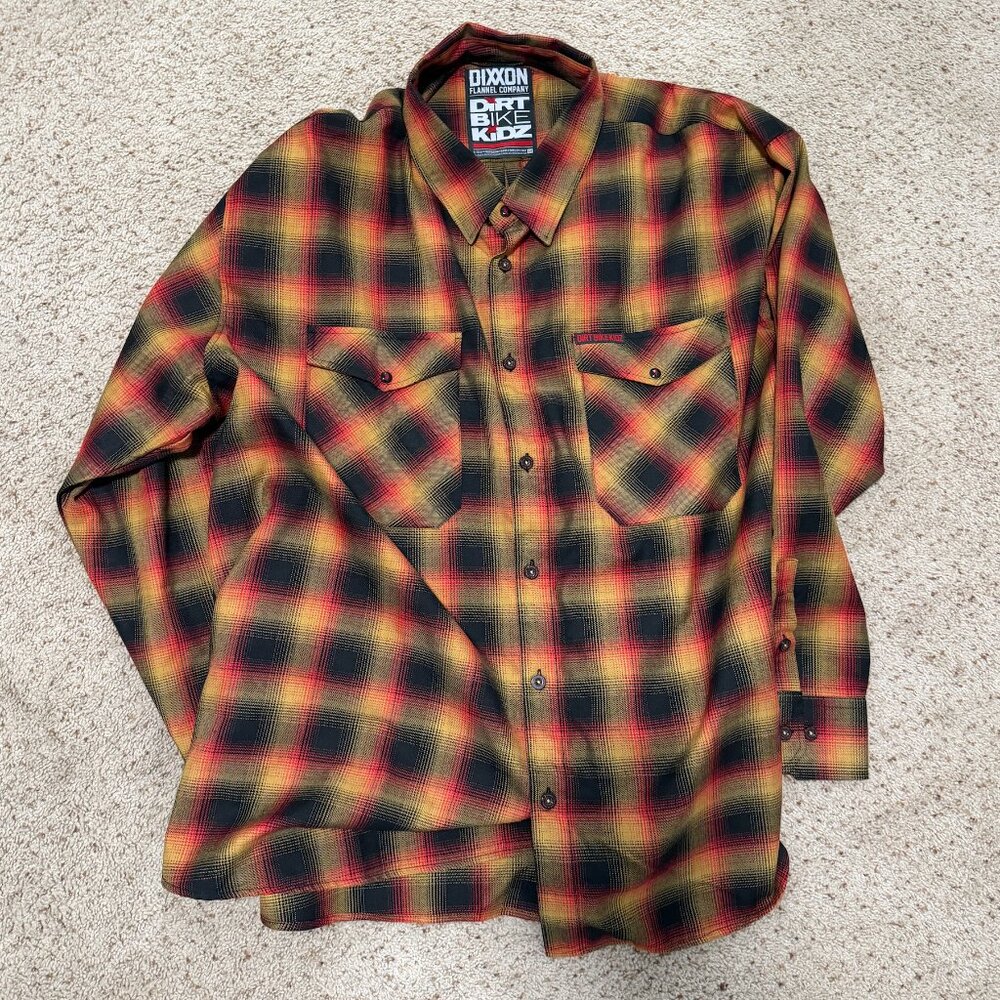 DIXXON men’s “Dirt Bike Kidz” flannel